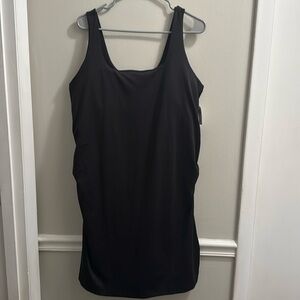 Old Navy Active Tennis Dress Black Built in Bra and Shorts XL NWT
